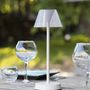 Voir la diapositive 3 : Lumisky Lampe de table sans fil LED BEVERLY Blanc Plastique H34CM