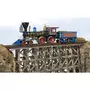  Maquette de train en bois : Locomotive Jupiter