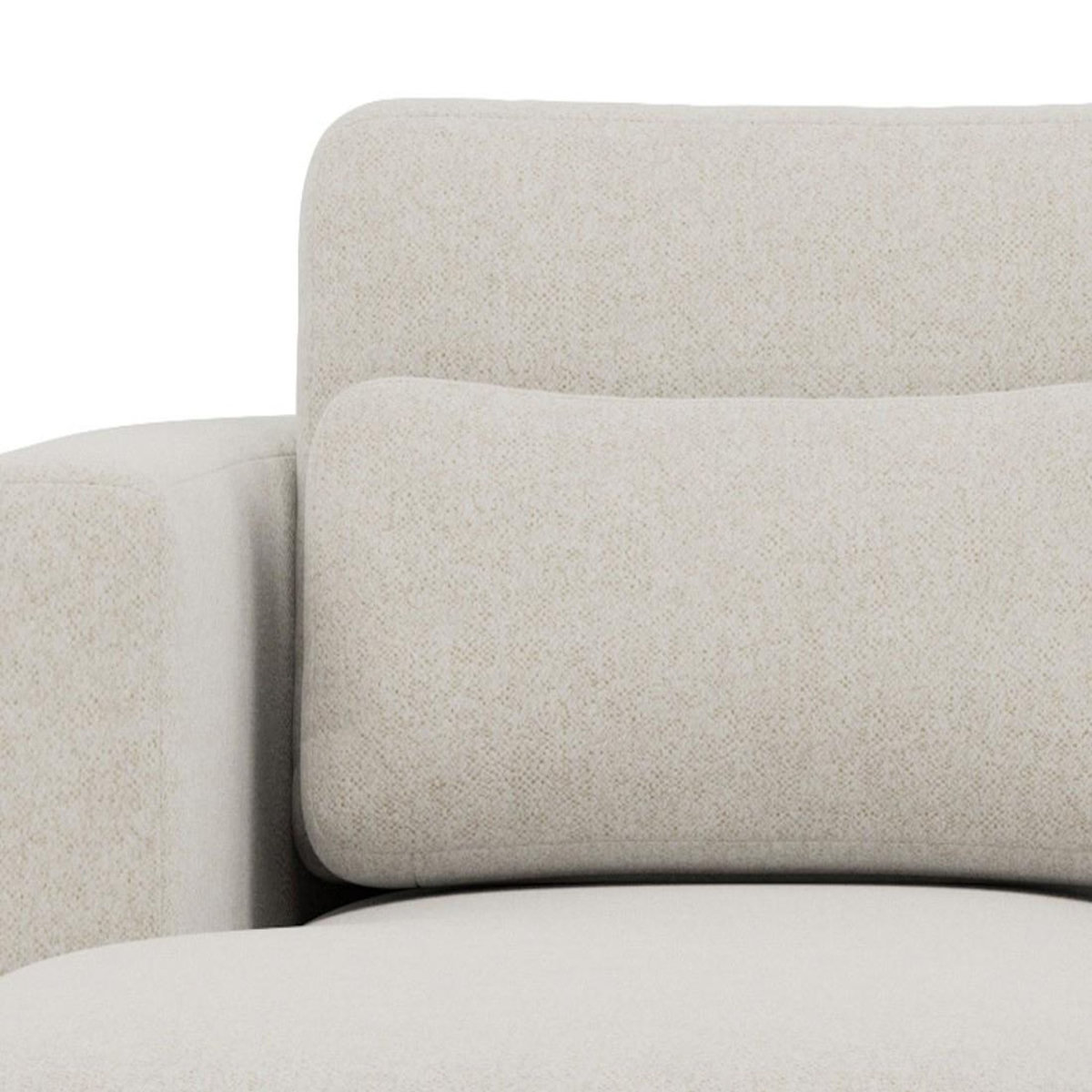 LISA DESIGN Mahina - canapé d'angle gauche 4 places convertible avec coffre en tissu texturé