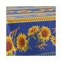 Voir la diapositive 2 : Kaliss Nappe rectangulaire 150x240 cm Tournesol bleu