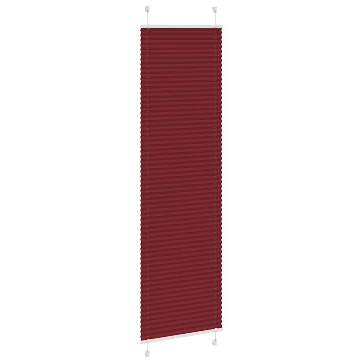 VIDAXL Store plisse rouge bordeaux 65x200 cm largeur du tissu 64,4 cm