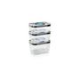 Voir la diapositive 3 : BOSCH BOSCH - 3 boites de conservation sous vide hermetiques : 0,7L, 1,0L et 1,5L - Bac degouttement - Indicateur jour et mois - Trita