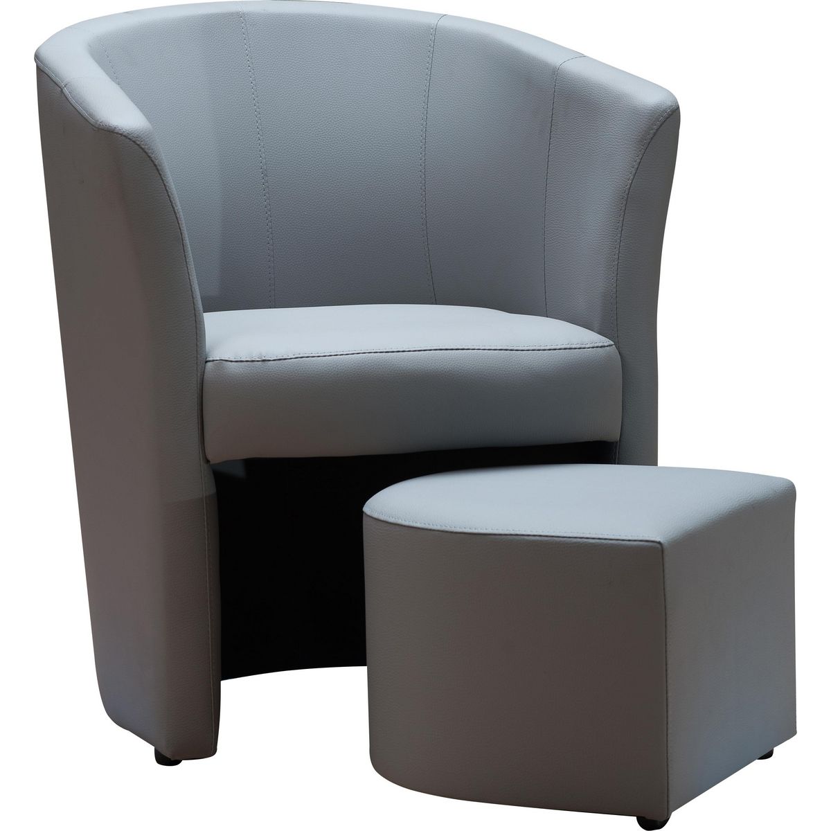 Fauteuil cabriolet + Pouf ROMA