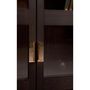 Voir la diapositive 3 : Paris Prix Vitrine Design 2 Portes  Pimlico  148cm Charbon