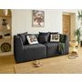 Voir la diapositive 2 : LISA DESIGN Amalfi - module d'angle réversible - en tissu