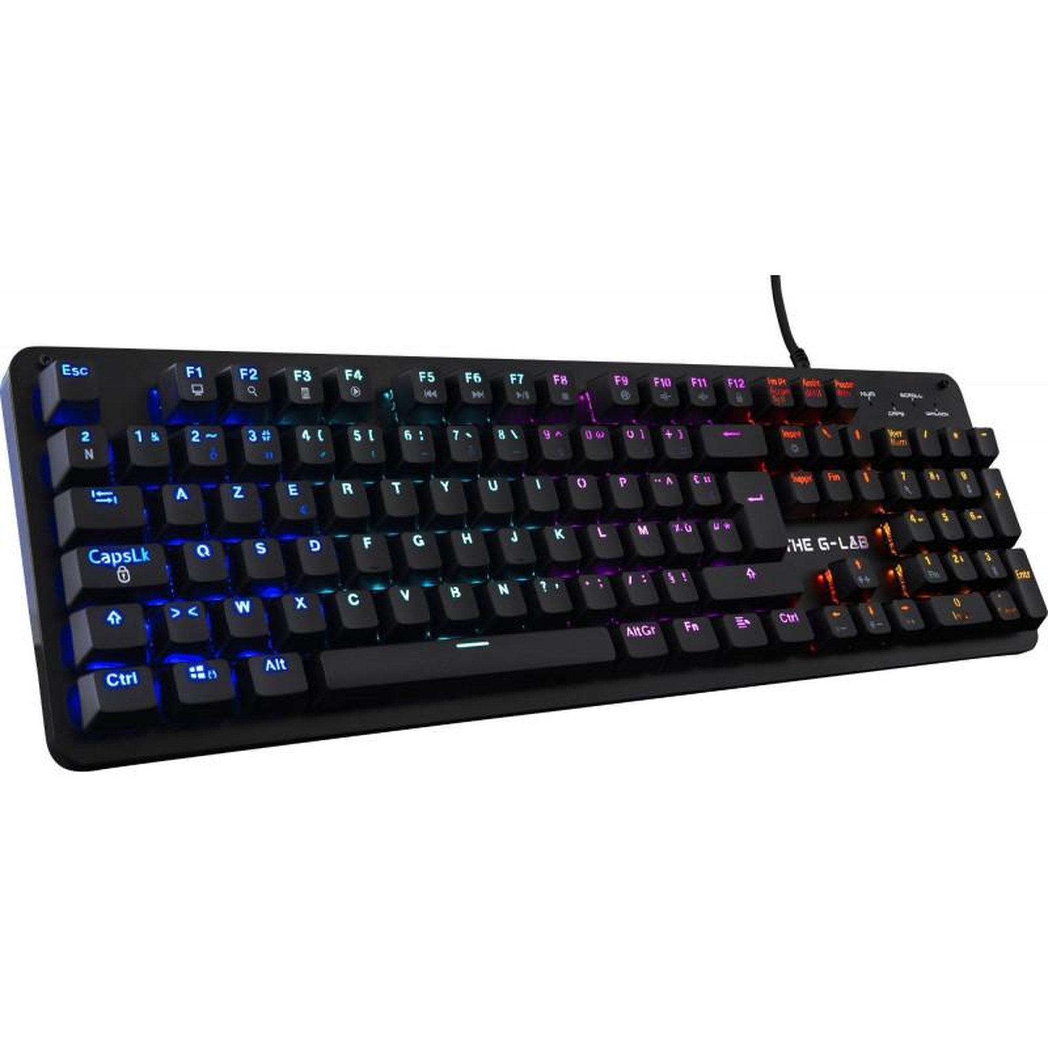 Voir la diapositive 1 : THE G-LAB Clavier mécanique THE G-LAB KEYZ-CARBON-E/FR