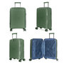 Voir la diapositive 3 : David Jones Lot 3 valises rigides dont 1 valise cabine TSA