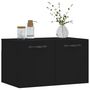 Voir la diapositive 3 : VIDAXL Armoire murale Noir 60x36,5x35 cm Bois d ingénierie