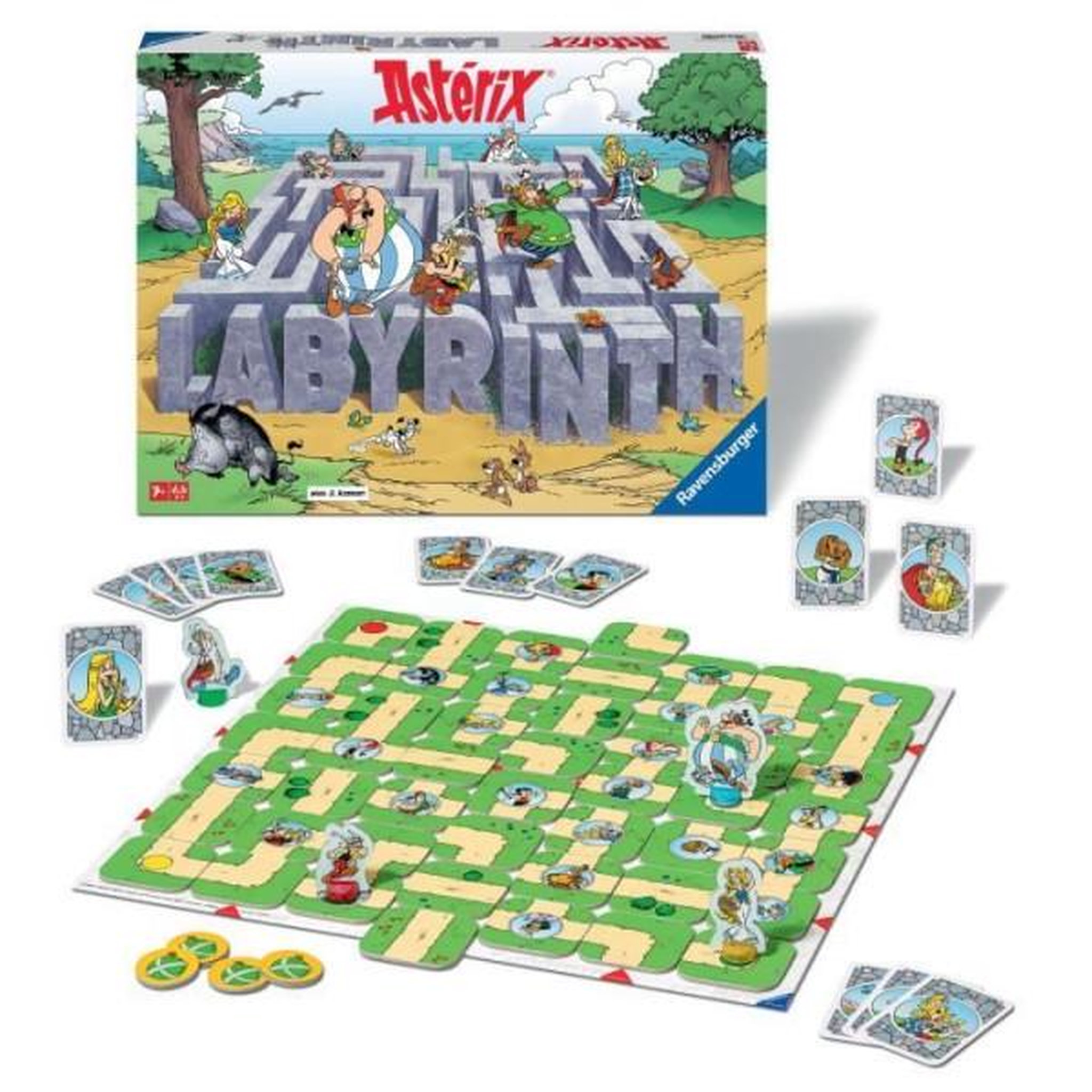 Voir la diapositive 2 : RAVENSBURGER Labyrinthe astérix, jeu de société de plateau, enfant et famille, de 2 a 4 joueurs a partir de 7 ans, 27350, ravensburger
