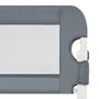 Voir la diapositive 5 : VIDAXL Barriere de lit enfant Gris 102x42 cm Polyester