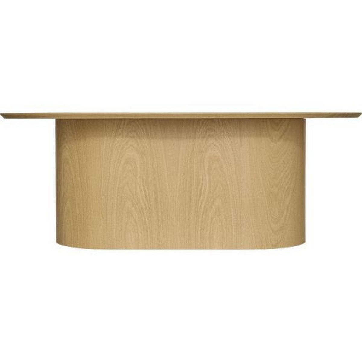 ATMOSPHERA Table basse ovale en bois LEE - Beige