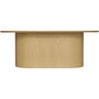 Voir la diapositive 5 : ATMOSPHERA Table basse ovale en bois LEE - Beige