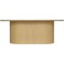 Voir la diapositive 5 : ATMOSPHERA Table basse ovale en bois LEE - Beige