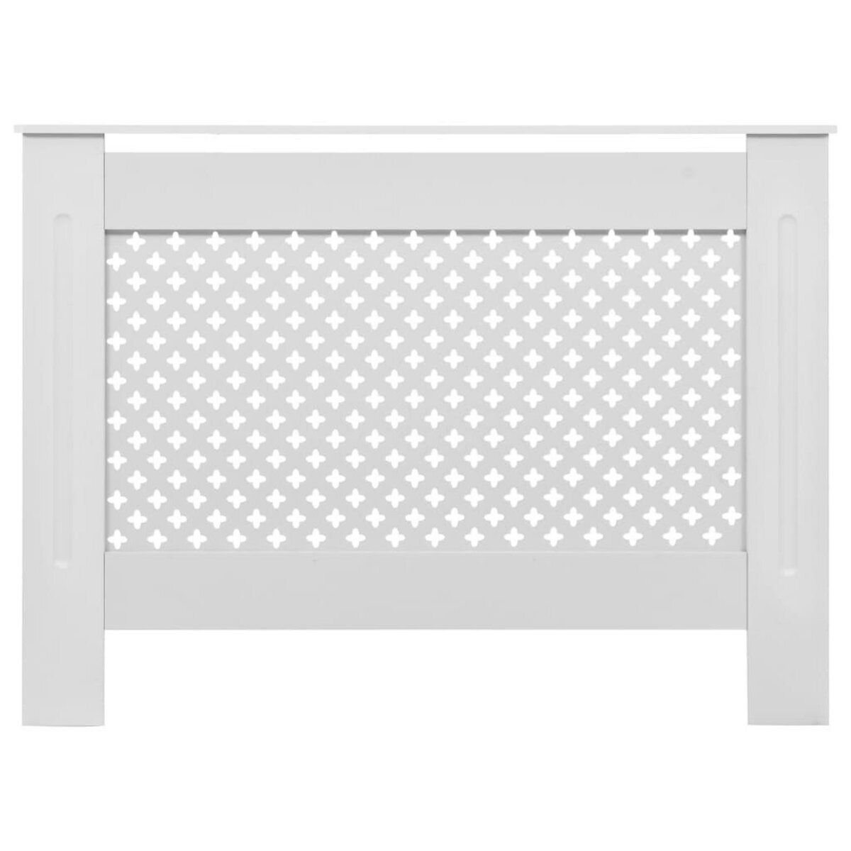 VIDAXL Cache-radiateur Blanc 112x19x81,5 cm MDF