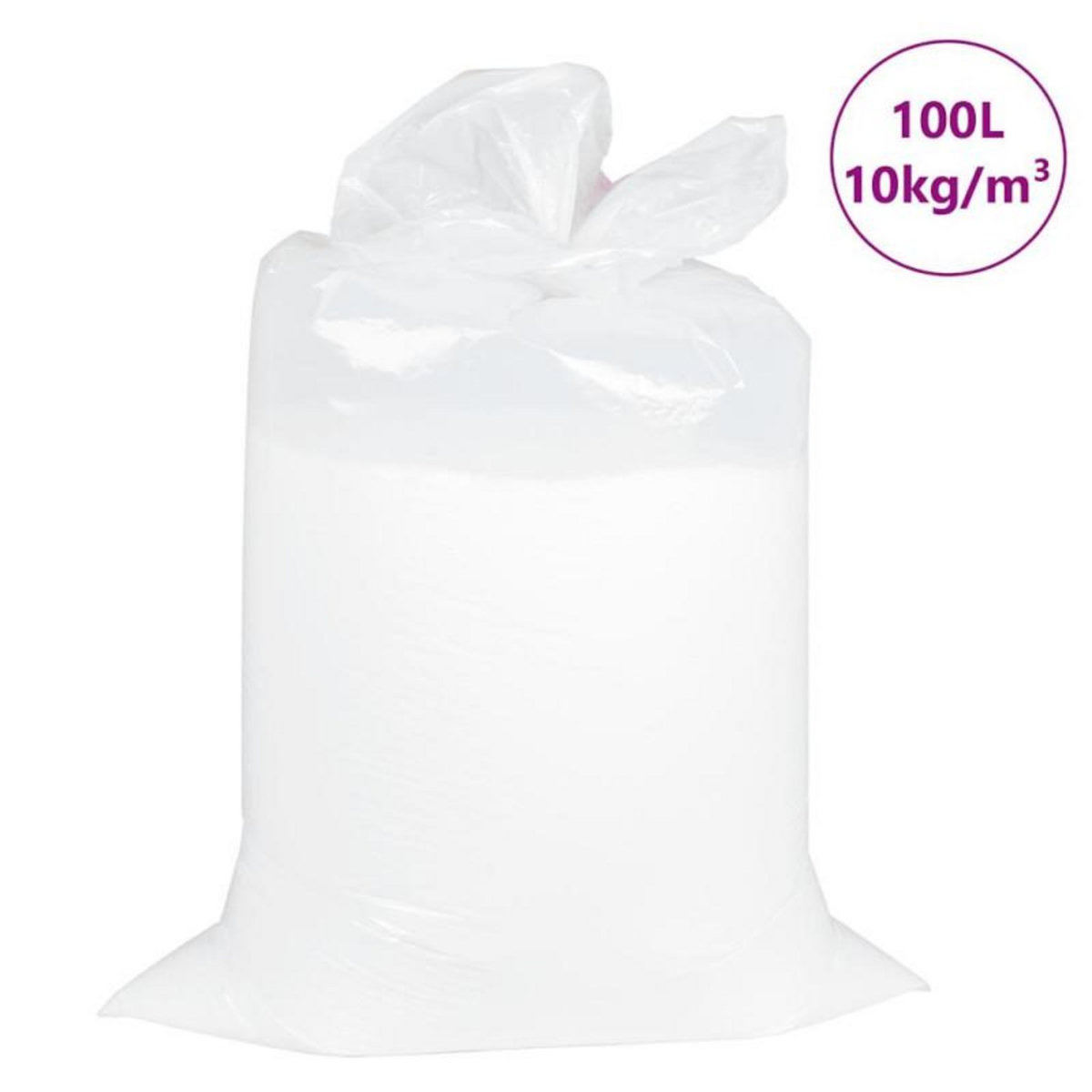 VIDAXL Perles EPS blanc 100 L