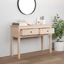 Voir la diapositive 3 : VIDAXL Table console 100x35x75 cm Bois massif de pin