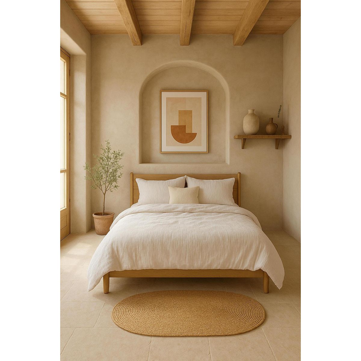 BATON ROUGE Taie d'oreiller 100% gaze de coton lavé blanc pur