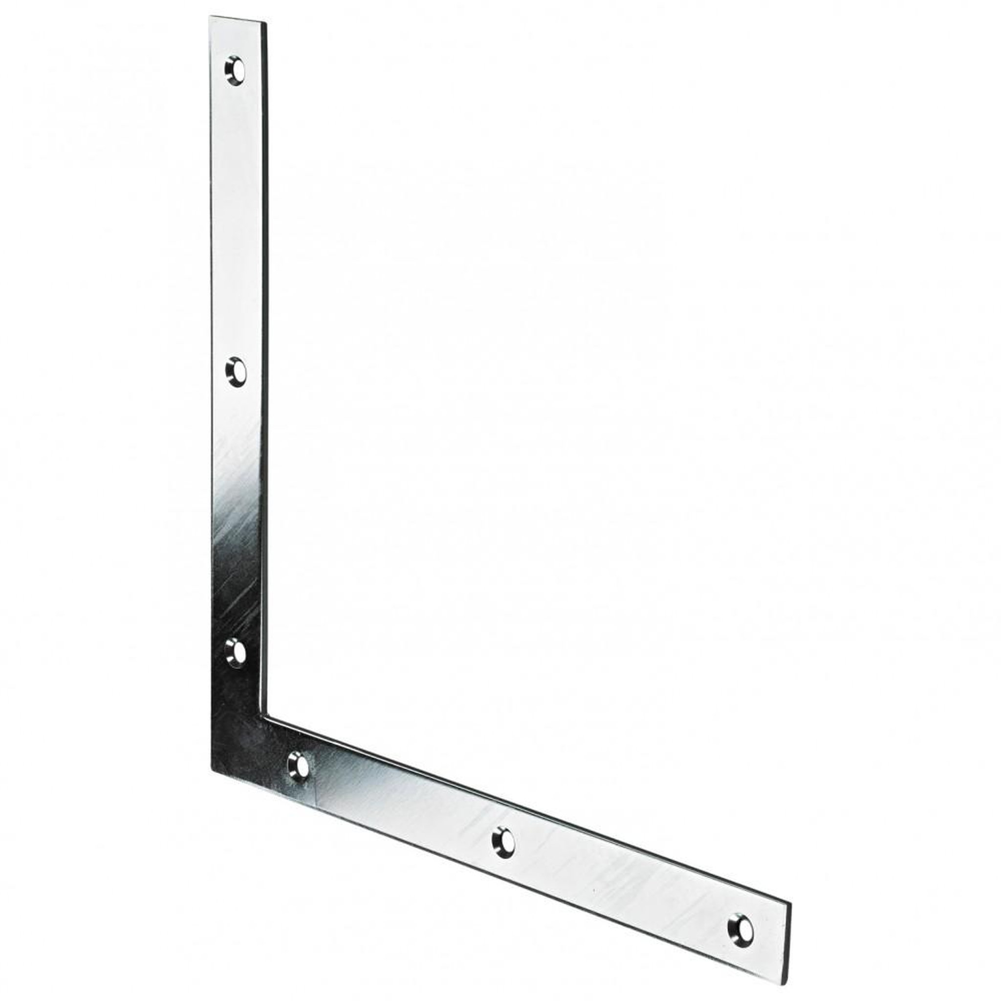 CENTRALE BRICO 1 équerre d'assemblage plate acier zingué HETTICH, l.220 mm