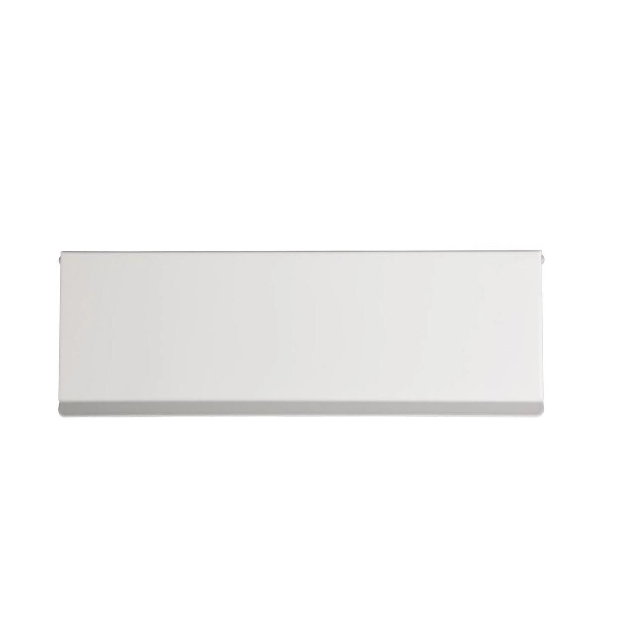 RENZ Entrée de courrier - acier blanc - largeur 37 cm