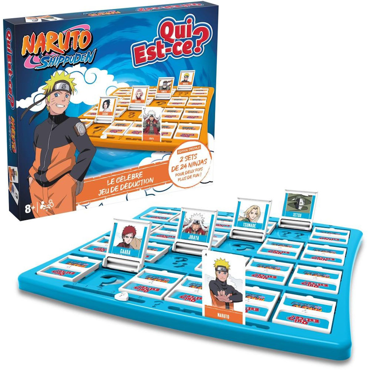 Winning Moves QUI EST-CE ? Naruto Shippuden - Jeu de société - WINNING MOVES - Des 8 ans