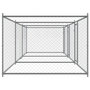 Voir la diapositive 5 : VIDAXL Cage pour chien avec portes gris 6x2x1,5 m acier galvanise