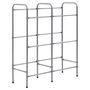 Voir la diapositive 2 : VIDAXL Etagere de rangement pour 6 caisses Argente 96x33x116 cm Acier