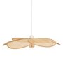 Voir la diapositive 1 : ATMOSPHERA Lampe Suspension Pétales en Bambou  Rym  62cm Naturel