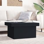 VIDAXL Table basse noir 100x55x40 cm bois d'ingenierie