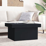 VIDAXL Table basse noir 100x55x40 cm bois d'ingenierie