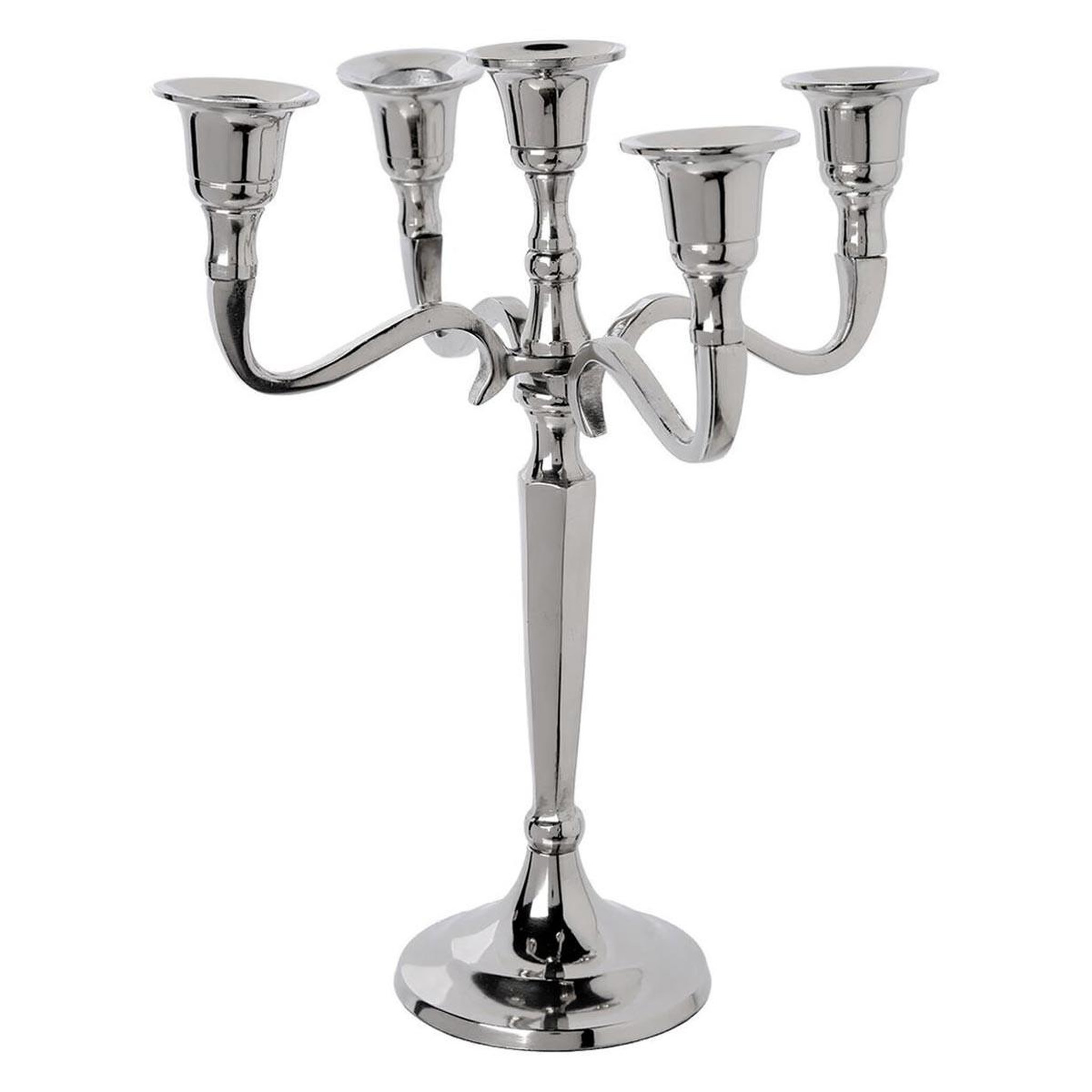 ATMOSPHERA Chandelier en métal 5 têtes  aristo  27cm argent