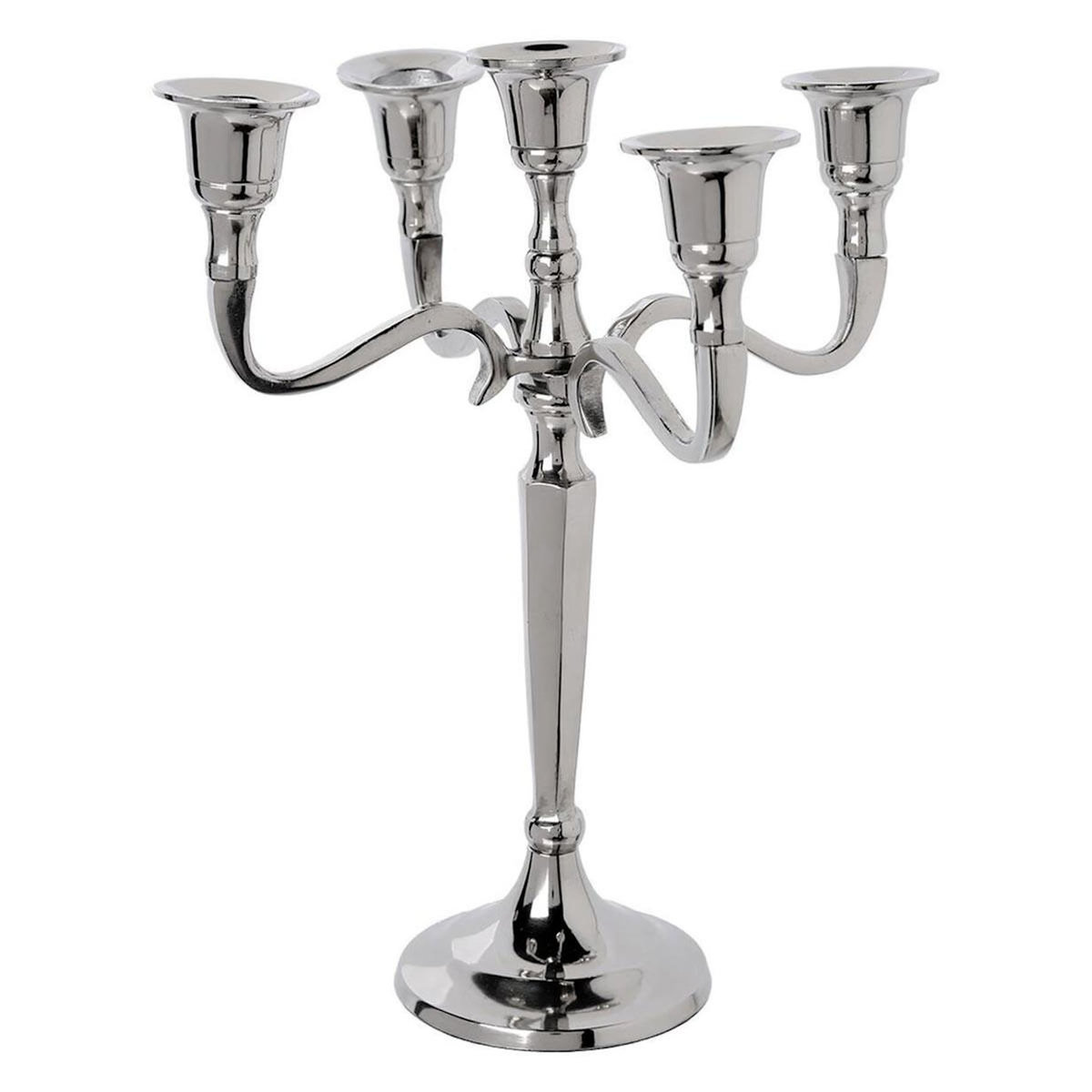ATMOSPHERA Chandelier en Métal 5 Têtes  Aristo  27cm Argent