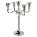 ATMOSPHERA Chandelier en Métal 5 Têtes  Aristo  27cm Argent