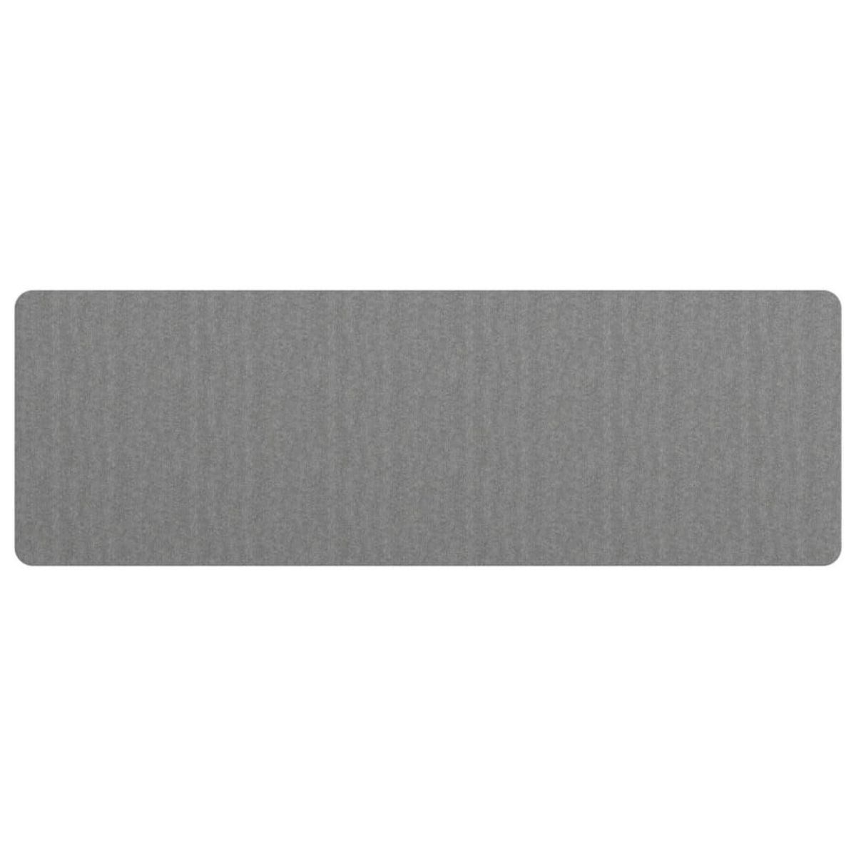 VIDAXL Tapis de couloir gris 60x180 cm