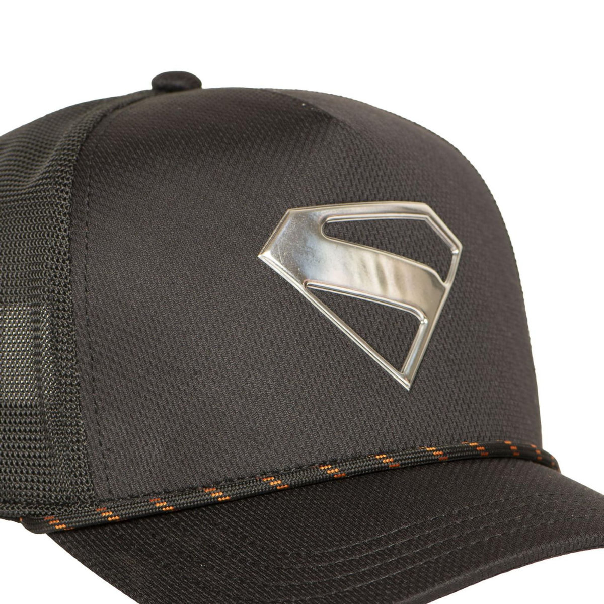 CAPSLAB Casquette Trucker avec filet finitions premium DC Comics Superman