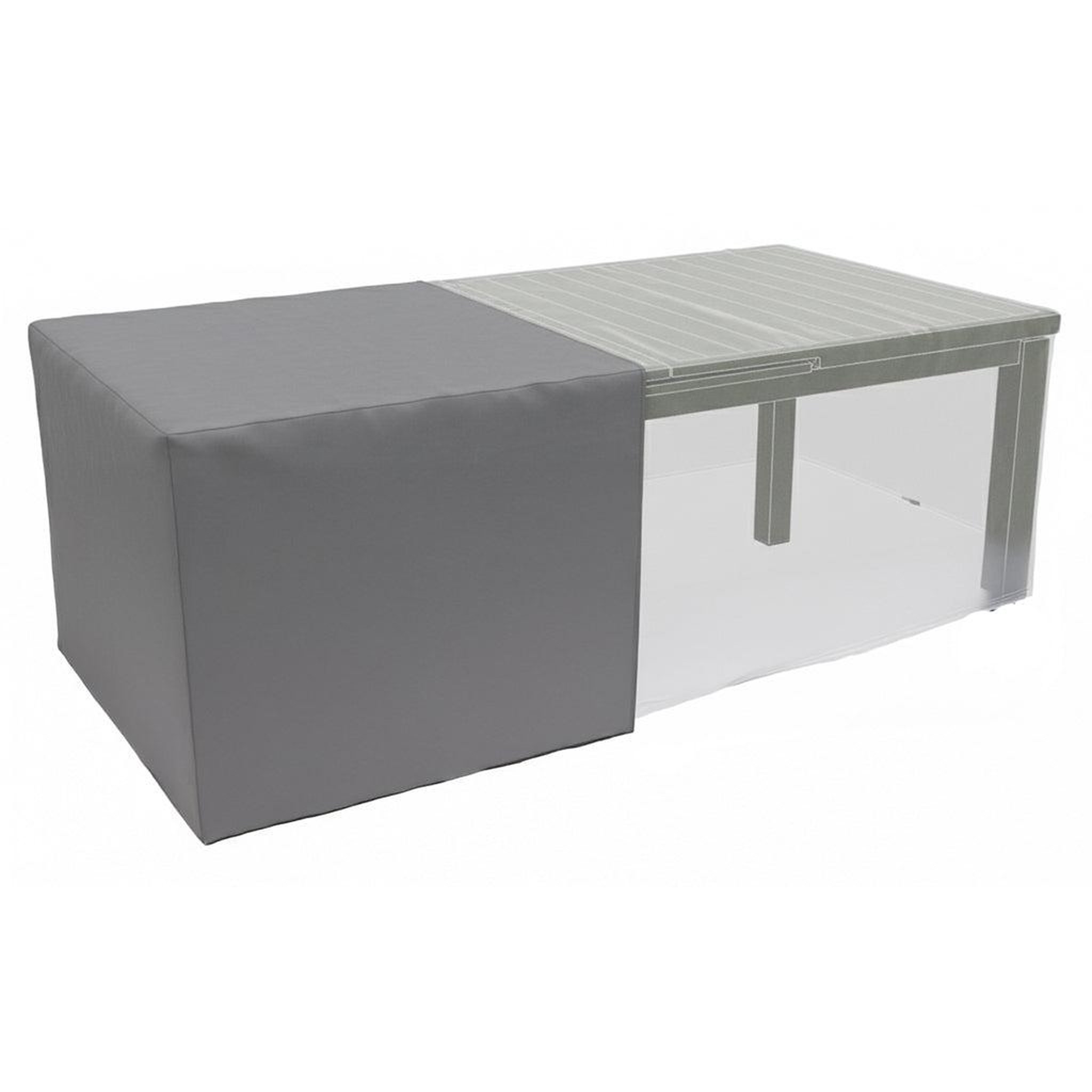 Jardiline Housse TABLE RECTANGULAIRE 4/6 pers. - 160 x 90 x 50 cm - Cover Air