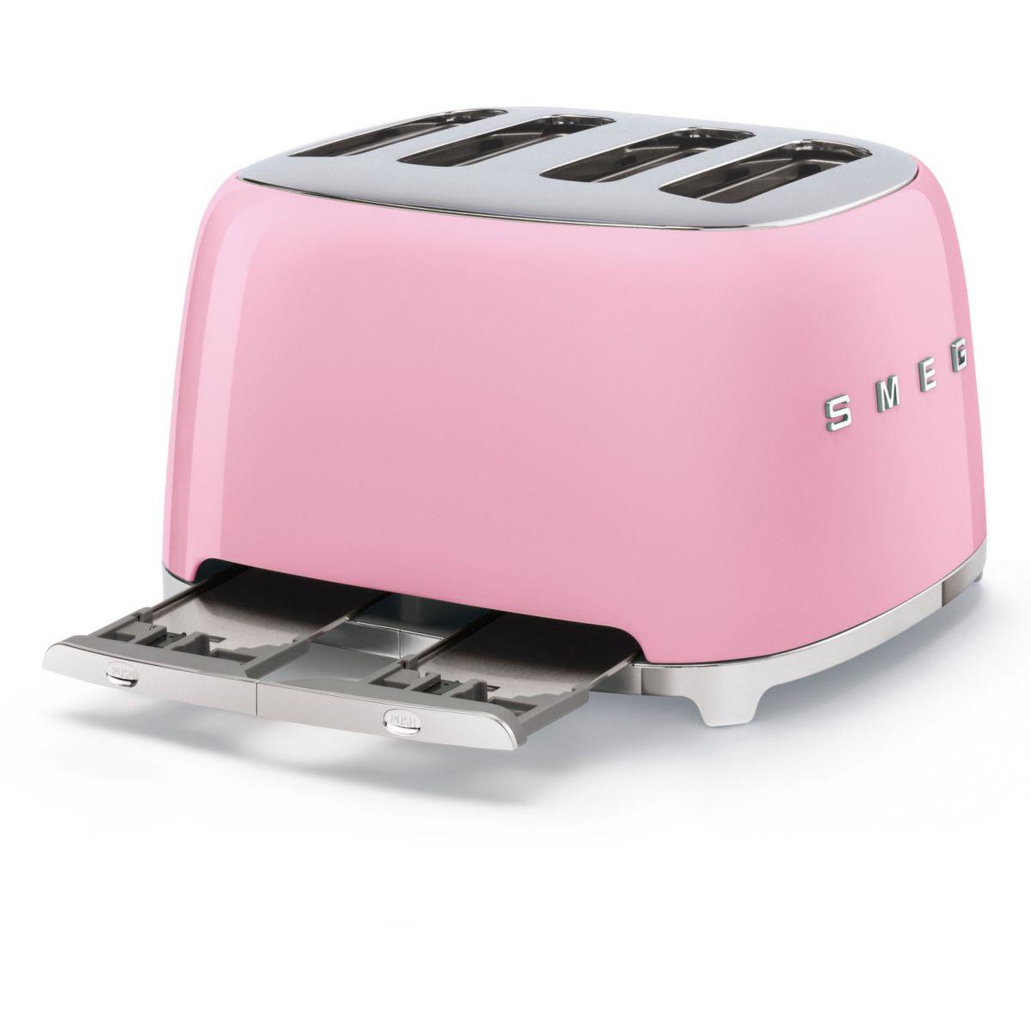 Voir la diapositive 5 : SMEG Grille-pain tsf03pkeu rose
