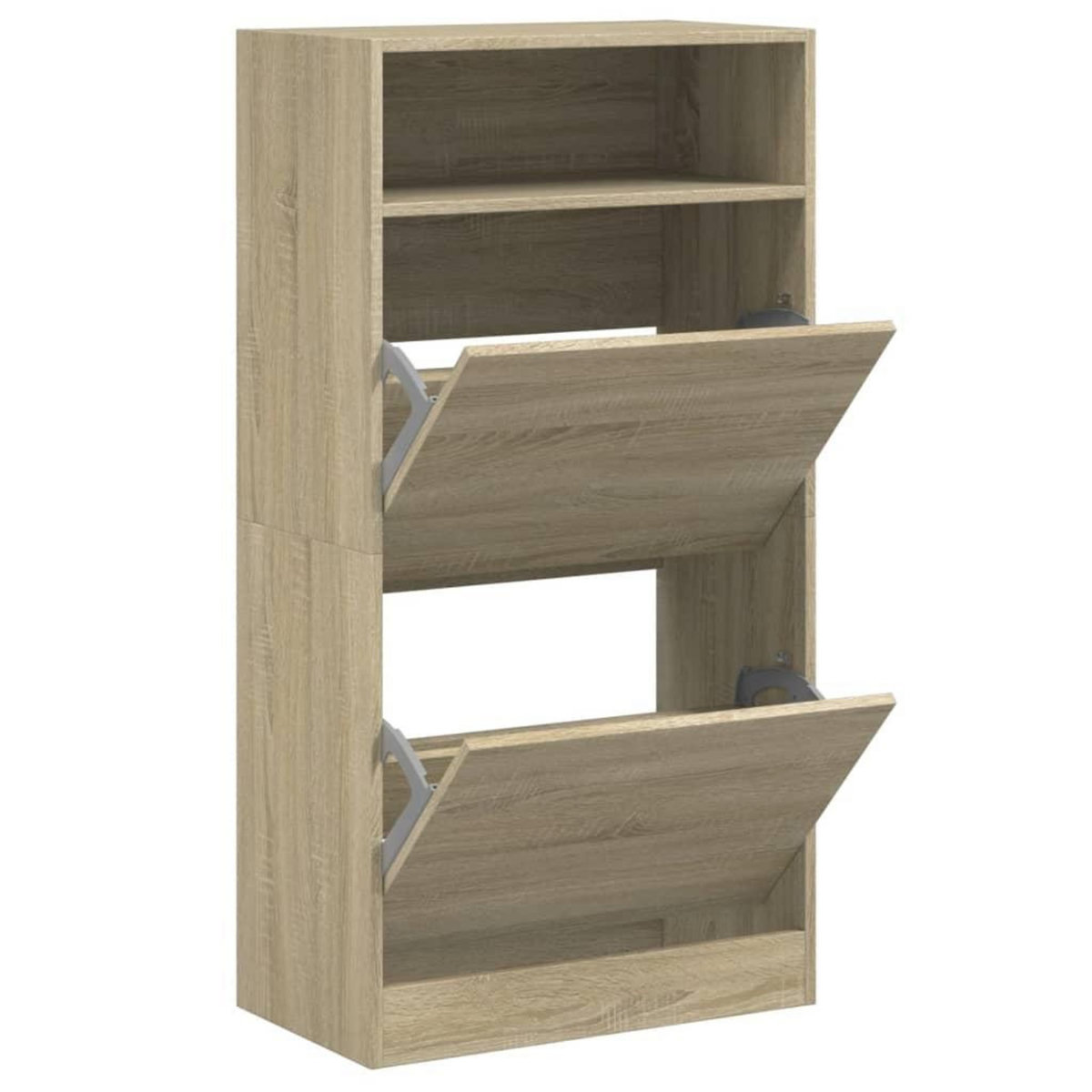 VIDAXL Armoire a chaussures chene sonoma 60x34x116cm Bois d'ingenierie
