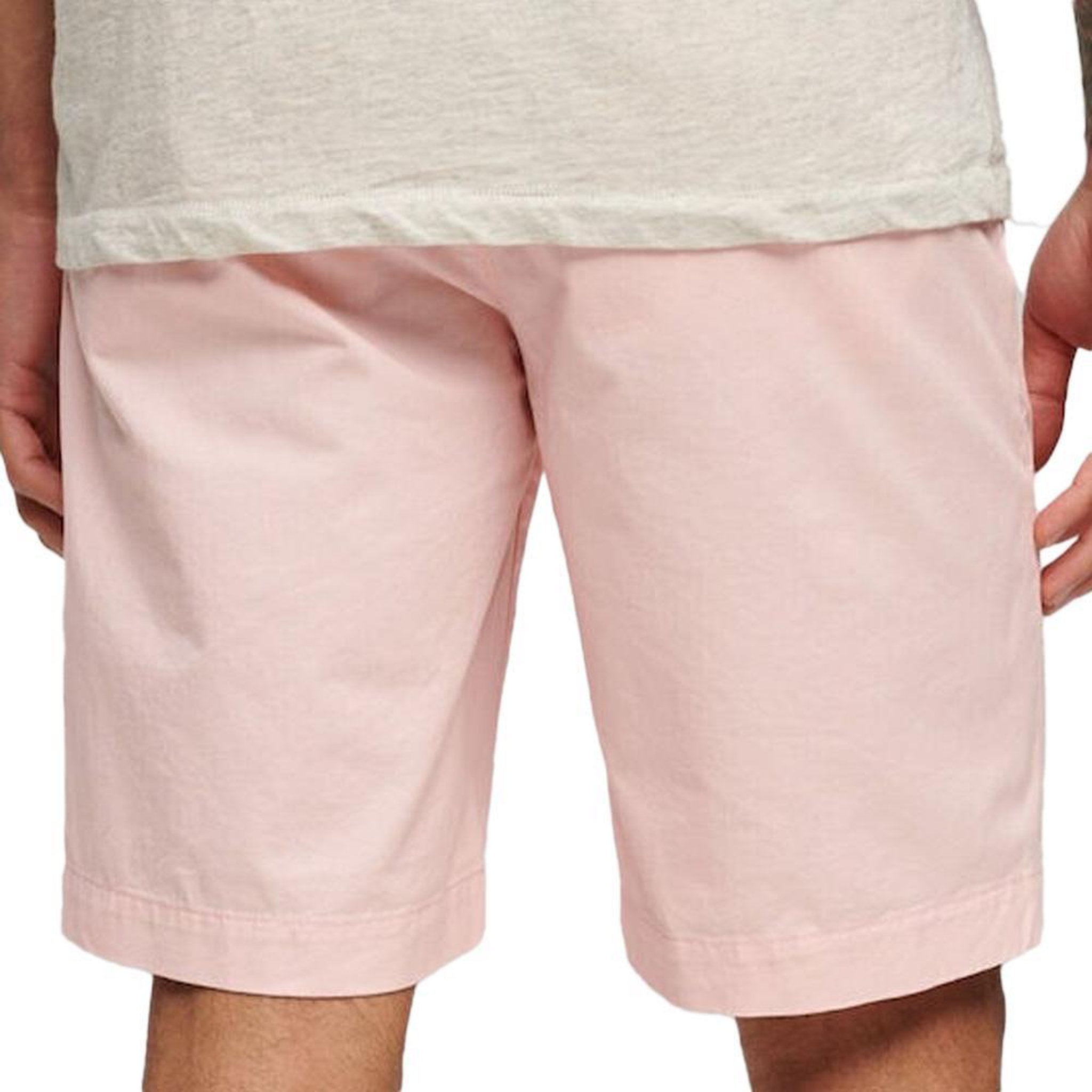 Voir la diapositive 3 : SUPERDRY Short chino rose homme superdry stretch