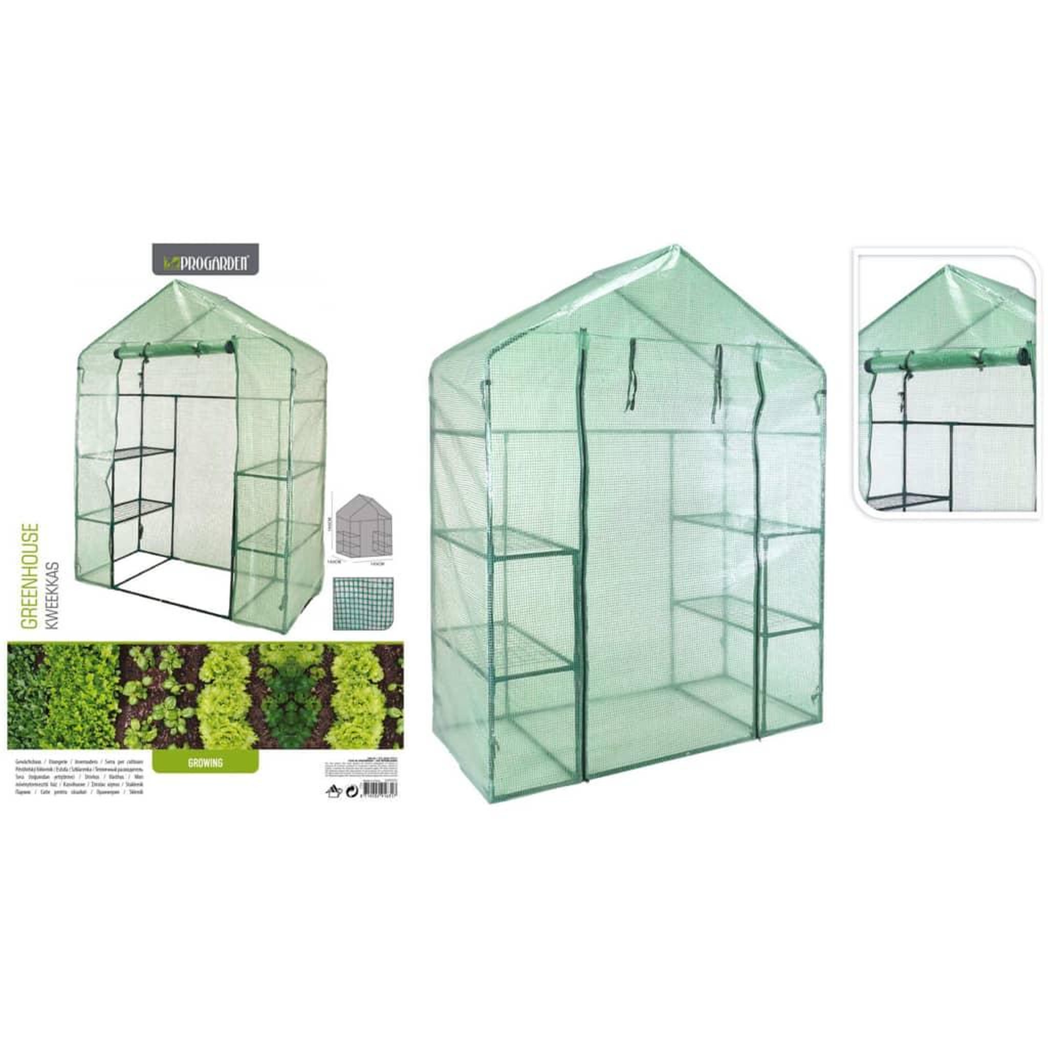 Voir la diapositive 1 : ProGarden ProGarden Serre 143x73x195 cm