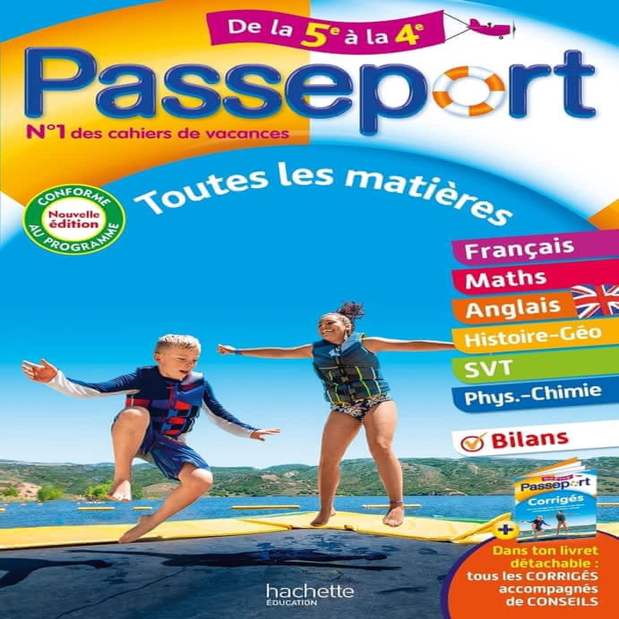 PASSEPORT TOUTES LES MATIERES DE LA 5E A LA 4E. EDITION 2024, Lisle Isabelle de