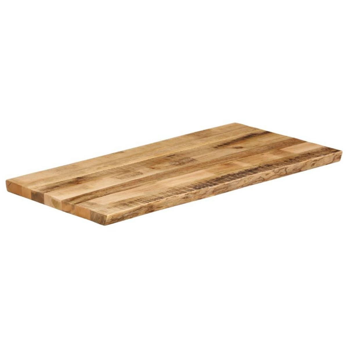 VIDAXL Dessus de table bord vivant 100x60x3,8 cm bois de manguier brut