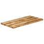 Voir la diapositive 2 : VIDAXL Dessus de table bord vivant 100x60x3,8 cm bois de manguier brut