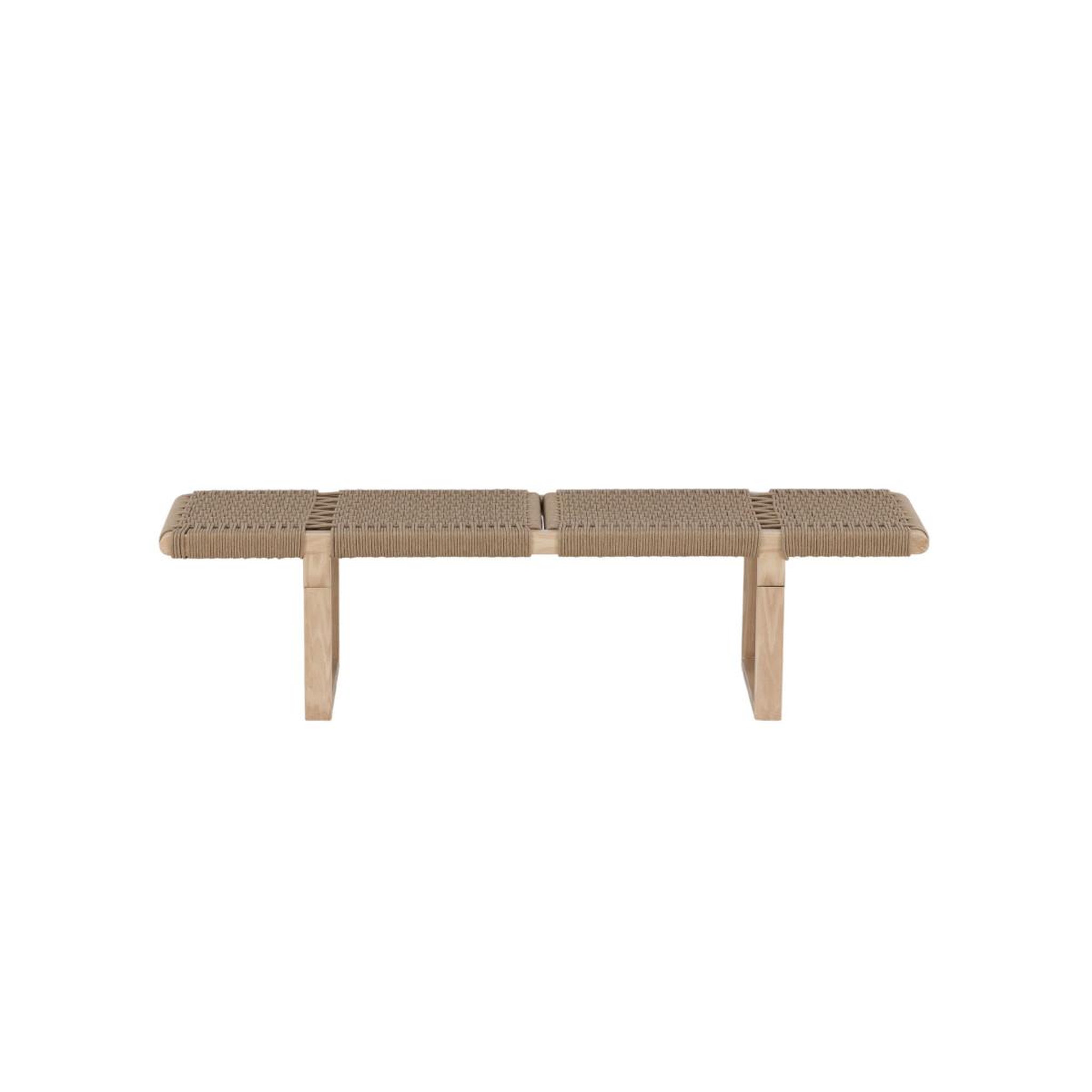 Voir la diapositive 2 : Paris Prix Banc design en rotin  angon  140cm naturel