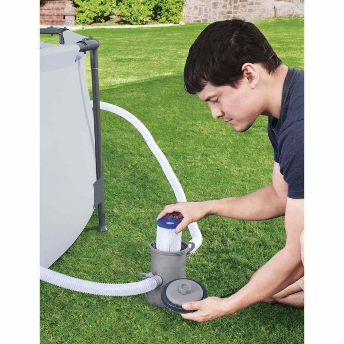 BESTWAY Bestway Pompe de filtration de piscine Flowclear 1249 L/h