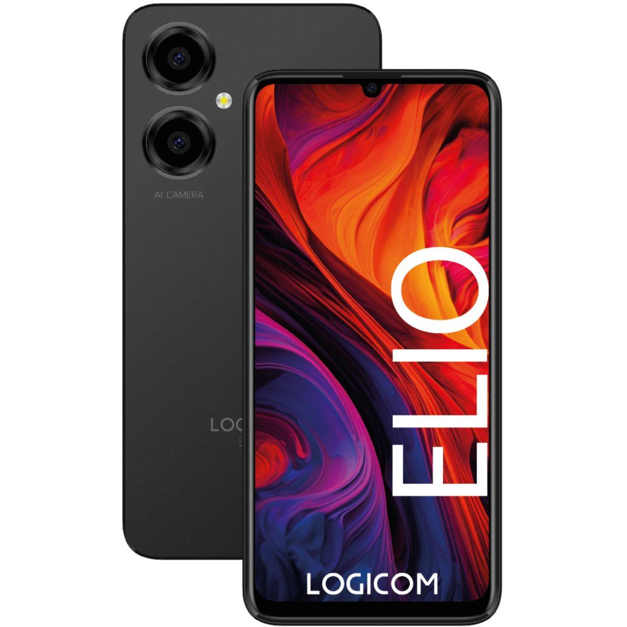 Voir la diapositive 1 : Logicom Smartphone Elio Noir 64Go 4G