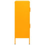 Voir la diapositive 4 : VIDAXL Armoire de rangement Jaune moutarde 80x35x101,5 cm Acier