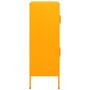 Voir la diapositive 4 : VIDAXL Armoire de rangement Jaune moutarde 80x35x101,5 cm Acier