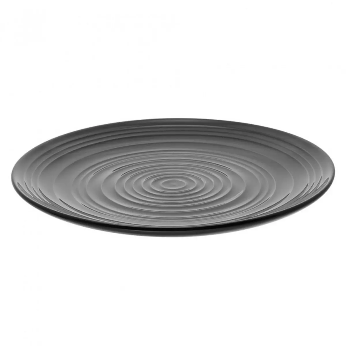 YODECO Assiettes plates Gaya Noires x 6 - D 28 cm