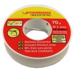 CENTRALE BRICO Bobine étain standard 2mm, 70 g. ROTHENBERGER