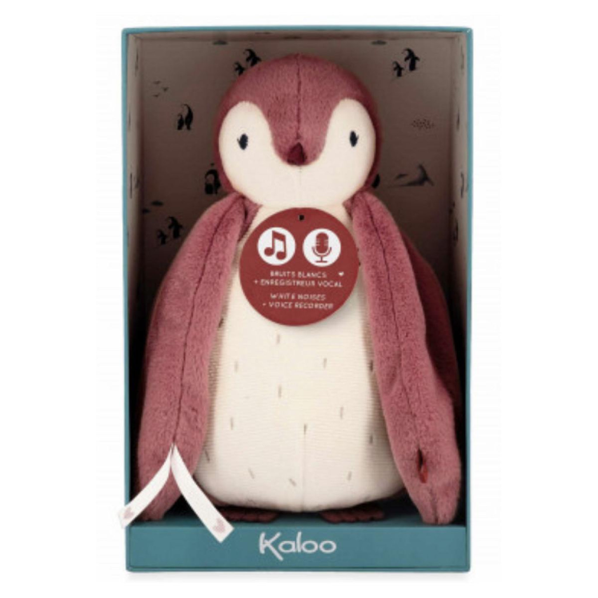 Voir la diapositive 2 : Kaloo Peluche enregistreur bruits blancs - rose